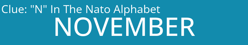 "N" In The Nato Alphabet