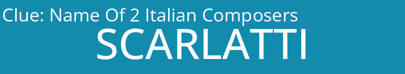 Name Of 2 Italian Composers