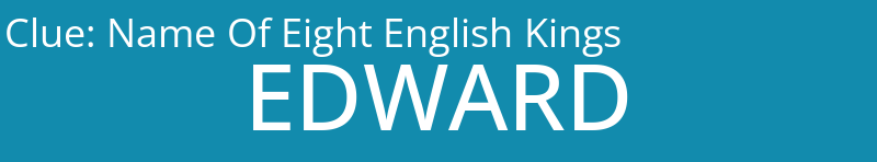Name Of Eight English Kings
