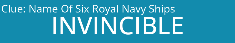 Name Of Six Royal Navy Ships