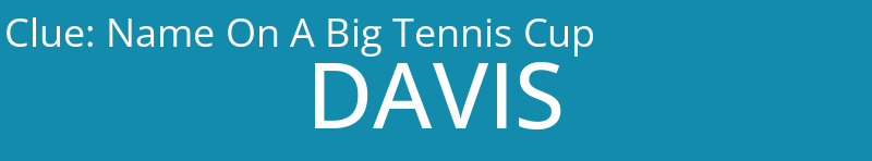 Name On A Big Tennis Cup