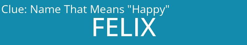 Name That Means "Happy"