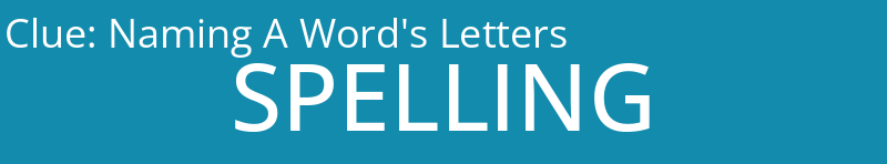 Naming A Word's Letters