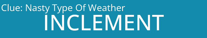 Nasty Type Of Weather