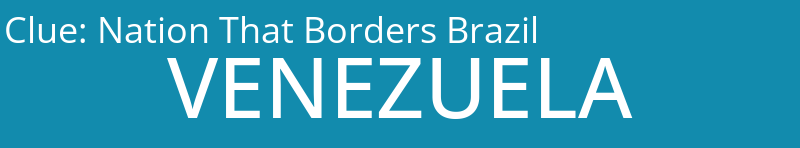 Nation That Borders Brazil