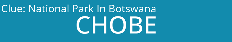 National Park In Botswana