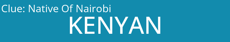 Native Of Nairobi