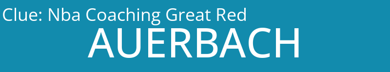 Nba Coaching Great Red