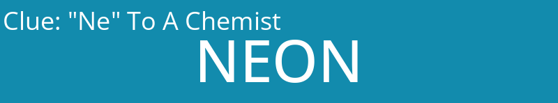 "Ne" To A Chemist