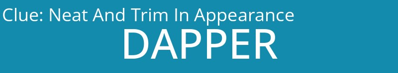 Neat And Trim In Appearance