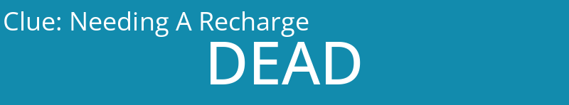 Needing A Recharge
