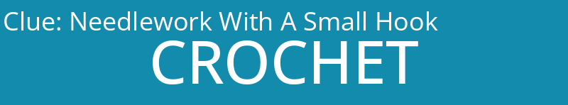 Needlework With A Small Hook