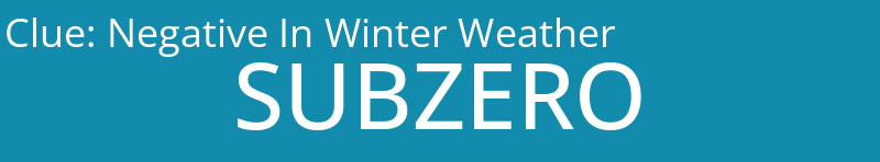Negative In Winter Weather