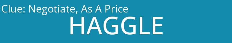 Negotiate, As A Price