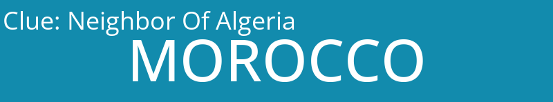 Neighbor Of Algeria