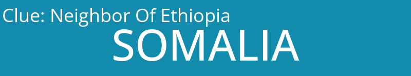 Neighbor Of Ethiopia