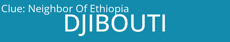 Neighbor Of Ethiopia