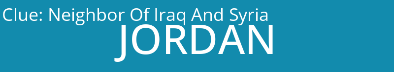 Neighbor Of Iraq And Syria