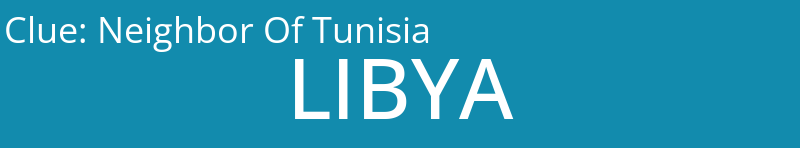 Neighbor Of Tunisia
