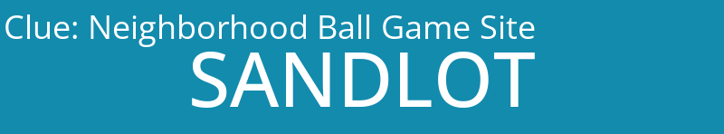 Neighborhood Ball Game Site
