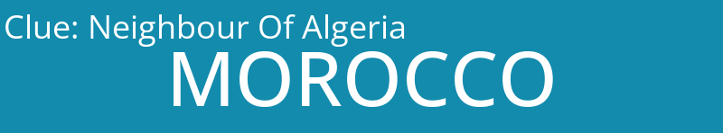Neighbour Of Algeria
