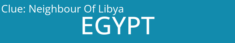 Neighbour Of Libya