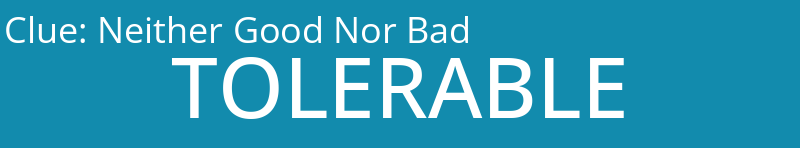 Neither Good Nor Bad