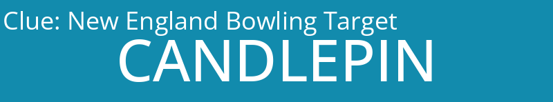 New England Bowling Target