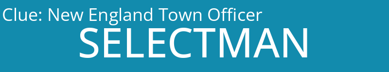 New England Town Officer