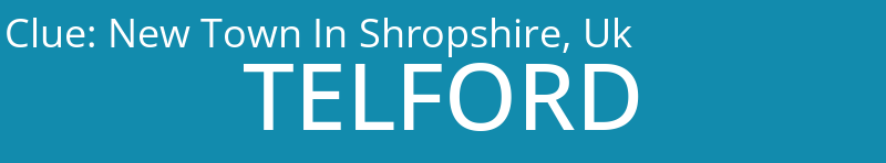 New Town In Shropshire, Uk