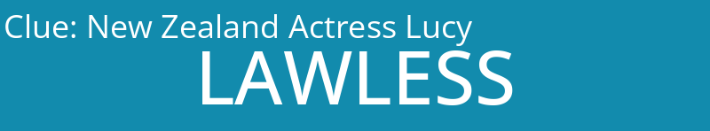 New Zealand Actress Lucy