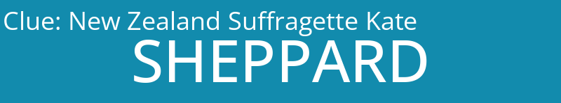 New Zealand Suffragette Kate