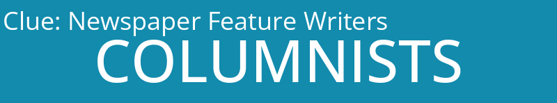 Newspaper Feature Writers