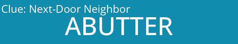 Next-Door Neighbor