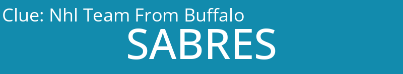 Nhl Team From Buffalo