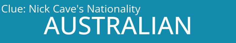 Nick Cave's Nationality