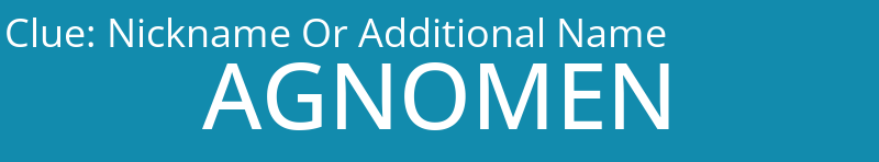 Nickname Or Additional Name