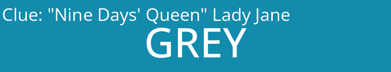 "Nine Days' Queen" Lady Jane