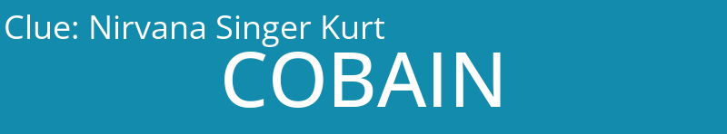 Nirvana Singer Kurt