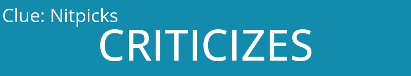 Nitpicks