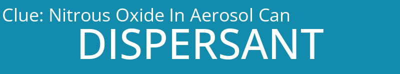 Nitrous Oxide In Aerosol Can
