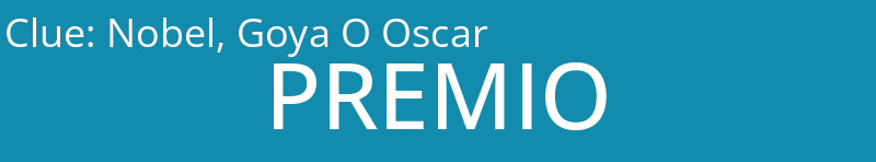 Nobel, Goya O Oscar