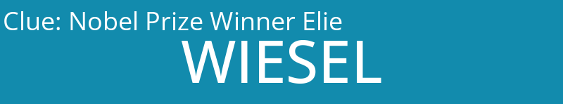 Nobel Prize Winner Elie