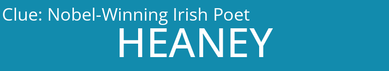 Nobel-Winning Irish Poet