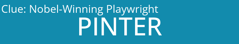 Nobel-Winning Playwright