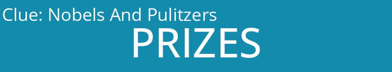 Nobels And Pulitzers