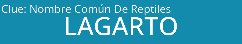 Nombre Común De Reptiles