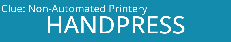 Non-Automated Printery