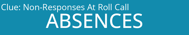 Non-Responses At Roll Call