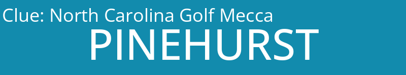 North Carolina Golf Mecca
